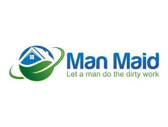 Man Maid logo design by tsumech