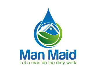 Man Maid logo design by tsumech