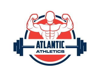 Atlantic Athletics logo design by zakdesign700