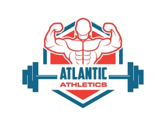 Atlantic Athletics logo design by zakdesign700