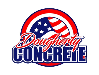 Dougherty Concrete Inc logo design by dshineart