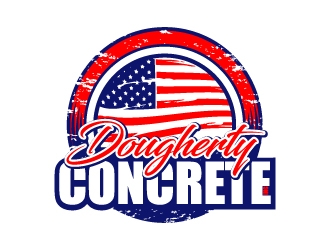 Dougherty Concrete Inc logo design by dshineart