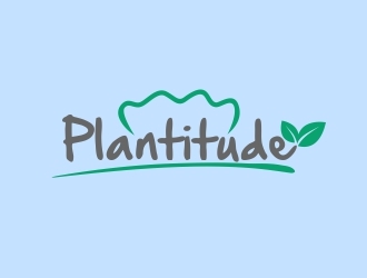 Plantitude logo design by amar_mboiss