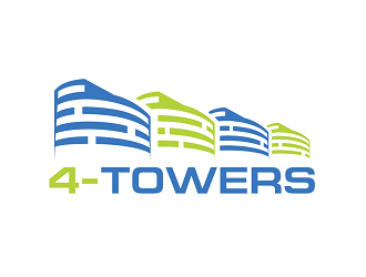 4-Towers logo design by Gopil