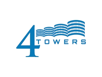 4-Towers logo design by jafar