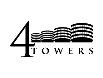 4-Towers logo design by jafar