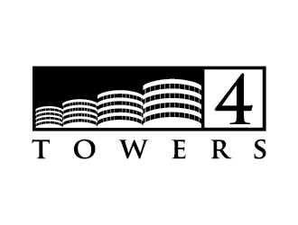 4-Towers logo design by jafar