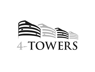 4-Towers logo design by Gopil