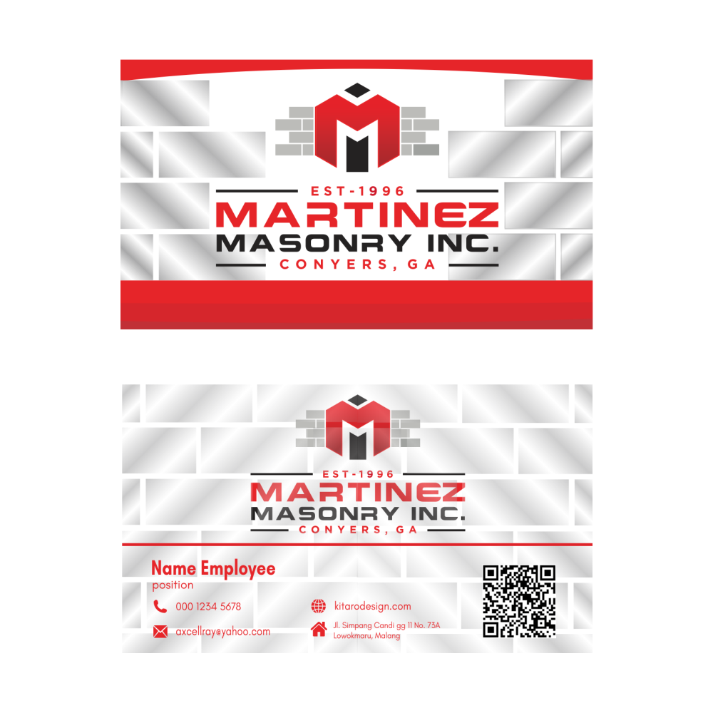 Martinez Masonry Inc. logo design by kitaro