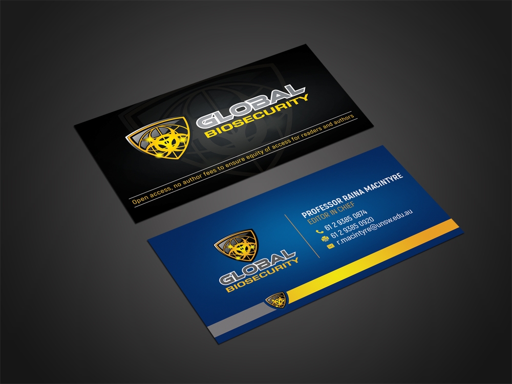 Global Biosecurity logo design by aamir