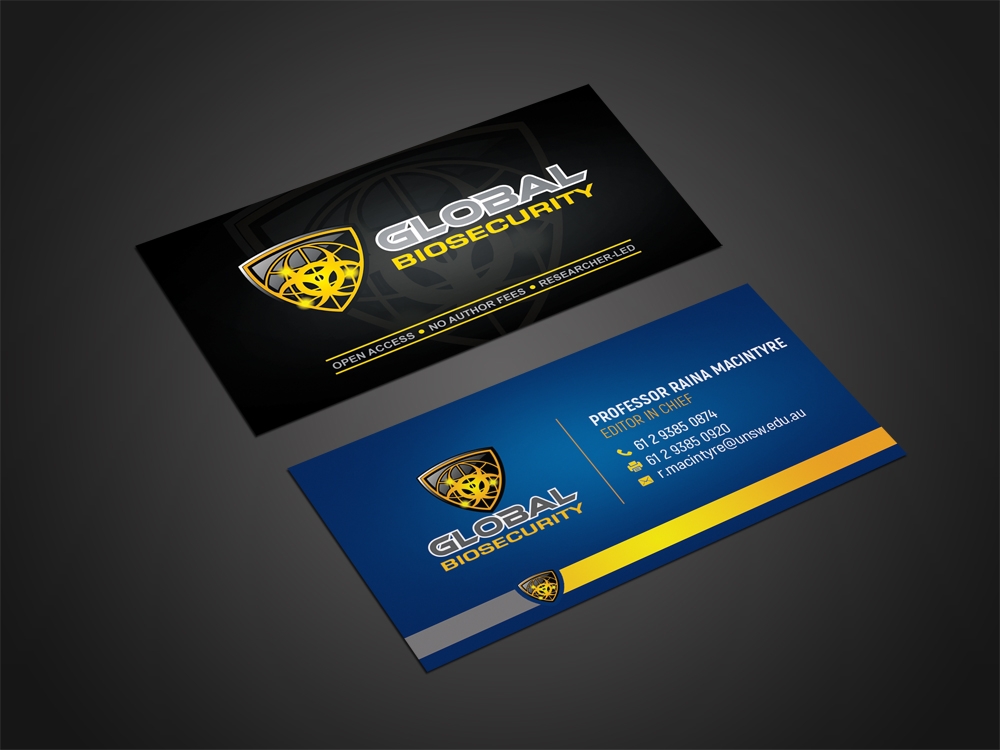 Global Biosecurity logo design by aamir