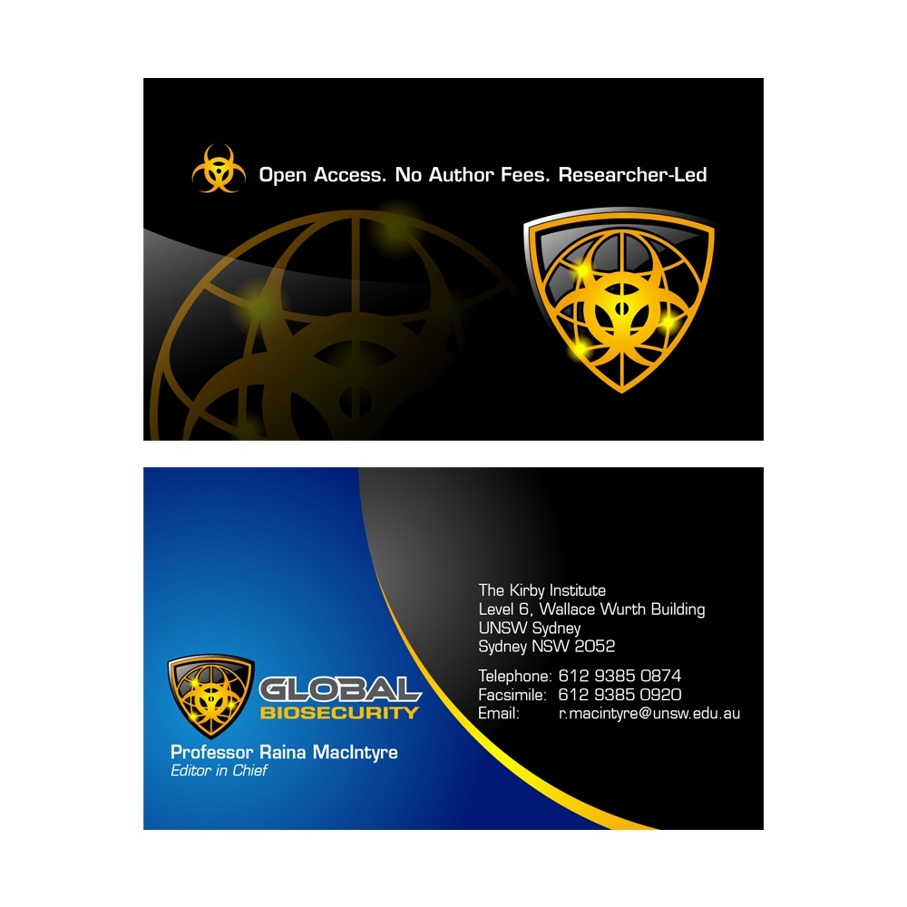 Global Biosecurity logo design by kgcreative