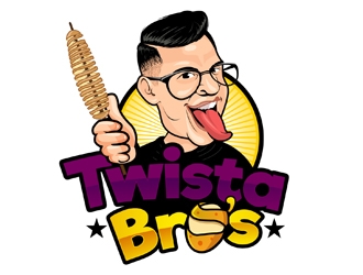 Twista Bros logo design by DreamLogoDesign