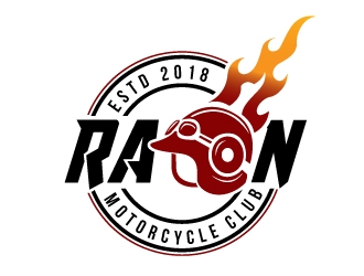 Motorcycle Club RAON logo design by Conception