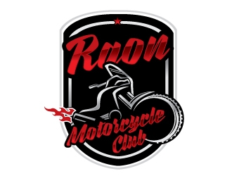 Motorcycle Club RAON logo design by Conception