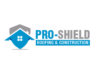 Pro-Shield Roofing & Construction logo design by THOR_