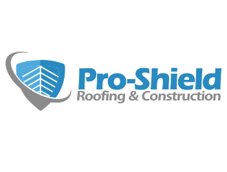 Pro-Shield Roofing & Construction logo design by YONK