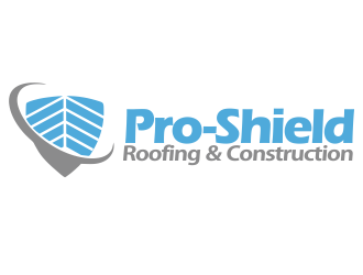 Pro-Shield Roofing & Construction logo design by YONK