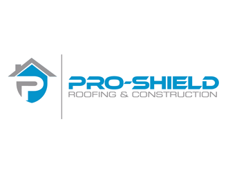 Pro-Shield Roofing & Construction logo design by kunejo