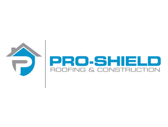 Pro-Shield Roofing & Construction logo design by kunejo