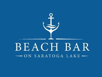 Beach Bar on Saratoga Lake logo design by Conception
