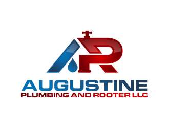 Augustine Plumbing and Rooter LLC logo design by ingepro
