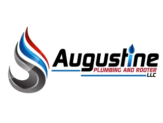 Augustine Plumbing and Rooter LLC logo design by Dawnxisoul393
