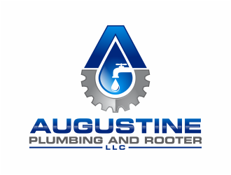 Augustine Plumbing and Rooter LLC logo design by mutafailan