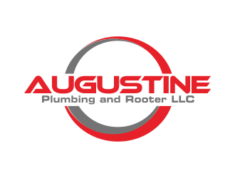 Augustine Plumbing and Rooter LLC logo design by Greenlight