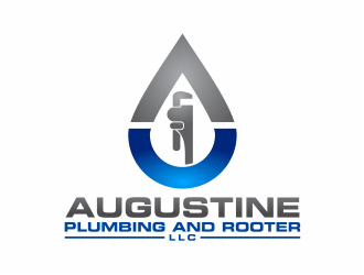 Augustine Plumbing and Rooter LLC logo design by mutafailan