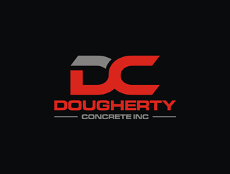 Dougherty Concrete Inc logo design by EkoBooM