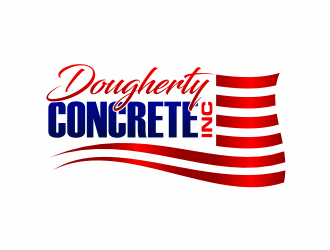Dougherty Concrete Inc logo design by mutafailan