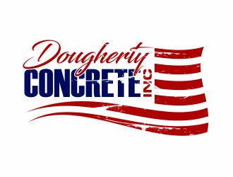 Dougherty Concrete Inc logo design by mutafailan