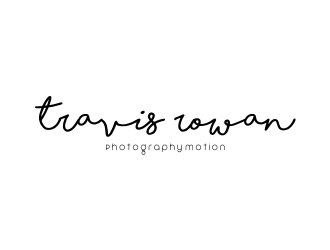 Travis Rowan Photography   Motion logo design by 6king