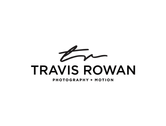 Travis Rowan Photography   Motion logo design by logolady