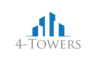 4-Towers logo design by emyjeckson