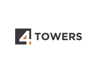 4-Towers logo design by Fear