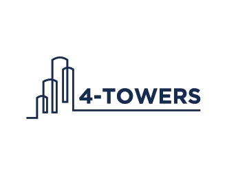 4-Towers logo design by Fear