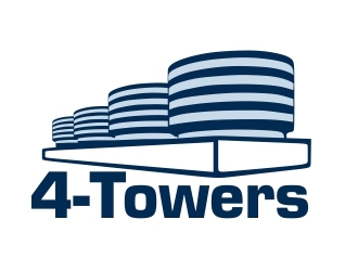 4-Towers logo design by ElonStark