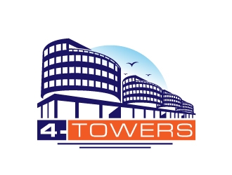 4-Towers logo design by fantastic4