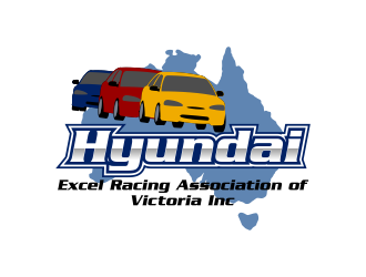 Hyundai Excel Racing Associaton of Victoria Inc logo design by Kruger