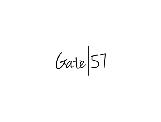 Gate 57 logo design by Nurmalia