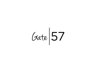 Gate 57 logo design by Nurmalia