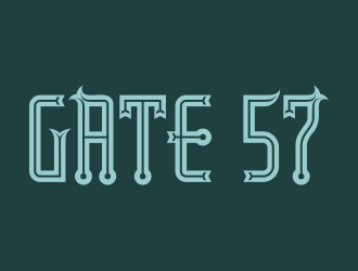 Gate 57 logo design by rykos