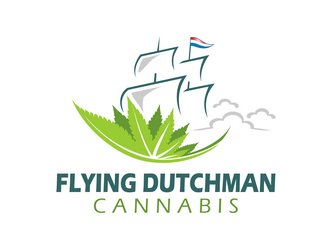 Flying Dutchman Cannabis logo design by haze