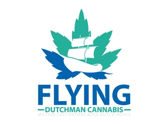 Flying Dutchman Cannabis logo design by DreamLogoDesign