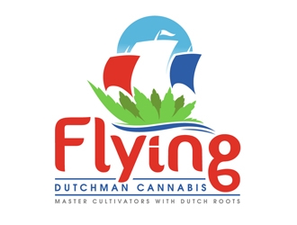 Flying Dutchman Cannabis logo design by DreamLogoDesign