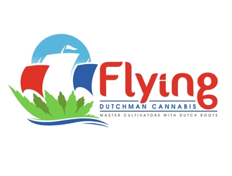 Flying Dutchman Cannabis logo design by DreamLogoDesign
