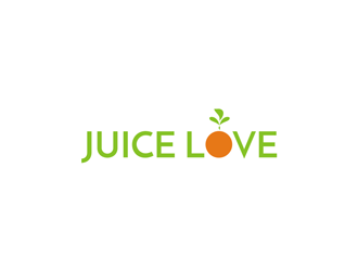 JUICE LOVE logo design by EkoBooM