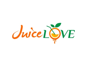 JUICE LOVE logo design by Rock